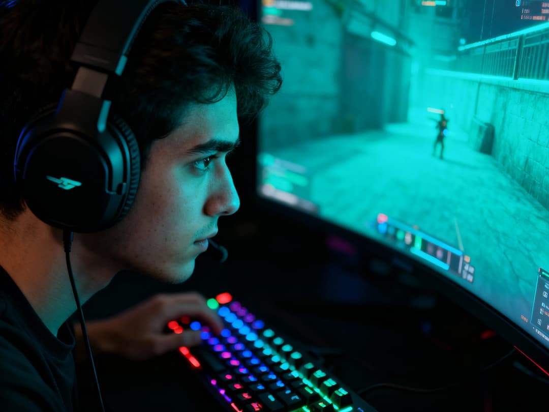 CS2 Professional Player in Action